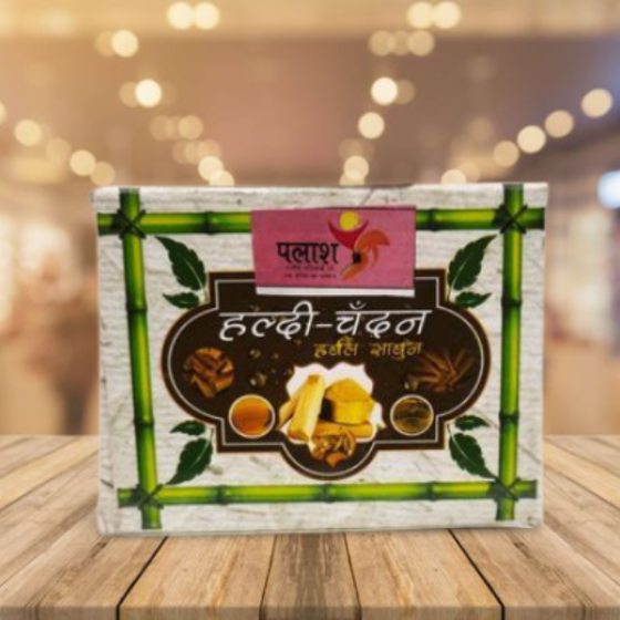Cold Pressed Soap Palash Essential Oil Haldi Chandan