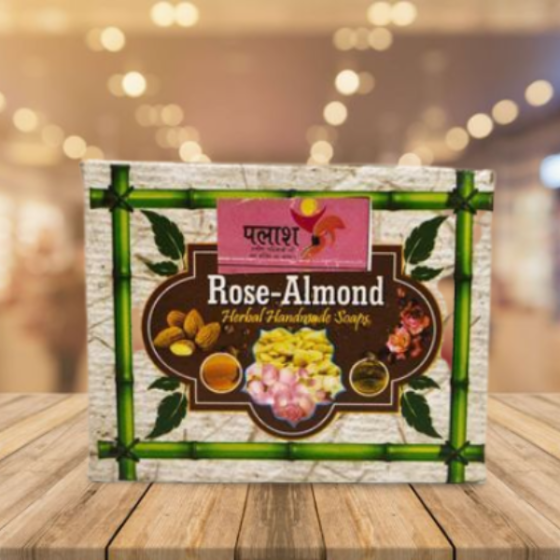 Cold Pressed Soap Palash Essential Oil Almond Rose