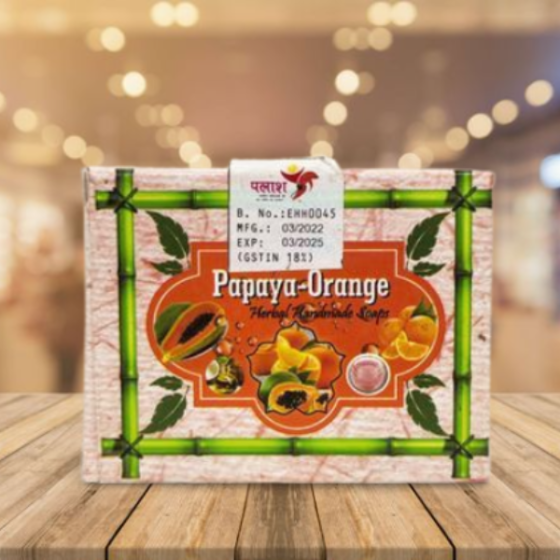 Cold Pressed Soap Palash Essential Oil Papaya