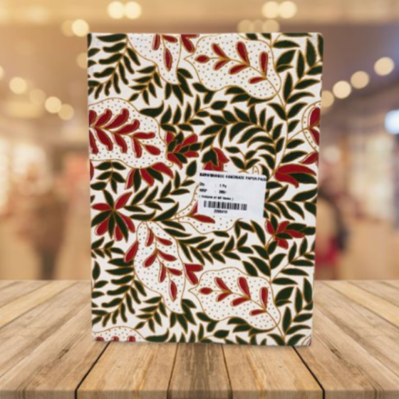 Diary Bamboo Handmade Paper Paisley 6*8'