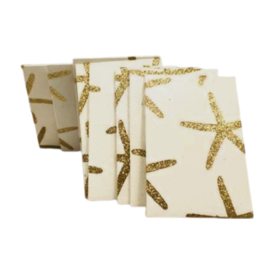 ENVELOPES 10 PCS SET WHITE GOLDEN STAR 3.5"*5"