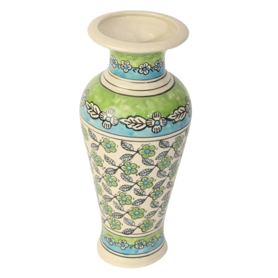 FLOWER VASE KHURJA POTTERY Image 1