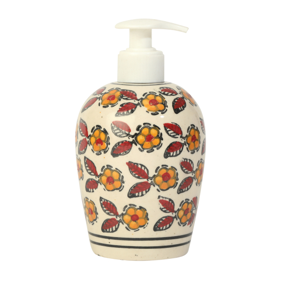 Soap Dispenser Khurja Pottery Image 1