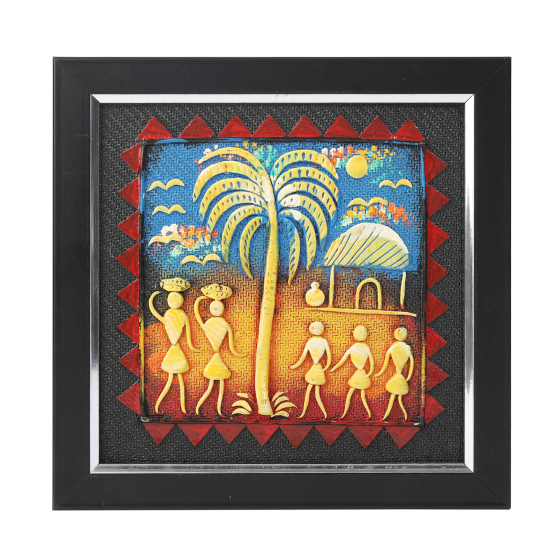 Walldecor Paper Mache Tribal Image 1