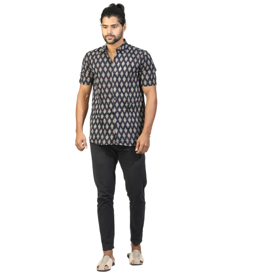 Saras Shirt Block Print (unisex)