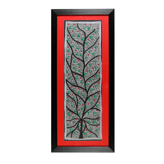 Saras Aajeevika 2 Madhubani Framed Paintings 25/11 fine work