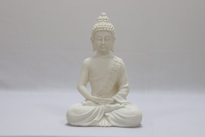 10" POLYRESIN SEATING BUDHA