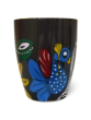 Coffee Mug Pattachitra Painting Bird Black Yellow