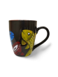 Coffee Mug Pattachitra Painting Fish Black Brown