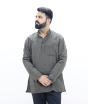 Cotton Short Kurta Full Sleeves (Black 42)