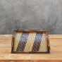 Double Chota Tray Cane & Bamboo Natural Colour 