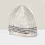Cap Angora Wool Grey Less White