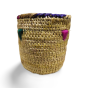 Pen Stand Golden Grass Colorful 4"
