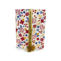 Diary Bamboo Handmade Paper Floral Red Blue 6*8'