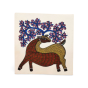 Painting Gond Art Deer Square 9x9