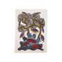 Painting Gond Art Fish Tree and Life 10x14