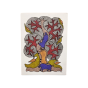 Painting Gond Art Tree & Cow 10x14