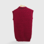 Ladies Half Sweater Wool Maroon