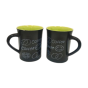 Khurja Pottery Dtc Coffee Mug Black Clr Set Of 2