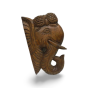 Wall Décor Bracket Wood Carving Elephant Antique Natural Colour 10"