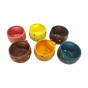 Khurja Pottery Cup  Multi Clr 6 Pc