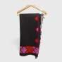 Stole Kullu Wool Aari Work Black