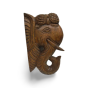 Wall Décor Bracket Wood Carving Elephant Antique Natural Colour 10"