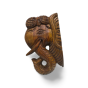 Wall Décor Bracket Wood Carving Elephant Antique Natural Colour 10"