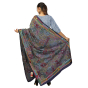 Saras Aajeevika Dupatta Tussar Heavy Work Multicolor 44" Image 4