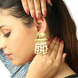 Earrings Meenakari Elephant Dangler Mlt Image 1