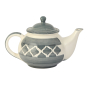 Saras Tea Pot Khurja Pottery Round B
