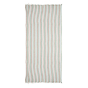 Bath Towel Cotton White With Green Line