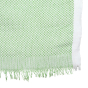 Bath Towel Cotton Green With White