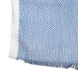 Bath Towel Cotton Blue With Multicolor