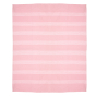 Bedspread  Cotton Light Pink With White Line 90x100 (Double Bed Sheet with Pillow Cover)