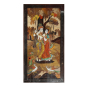 Wooden Handicraft Wall Hanging Mysore Inlay Radha Krishna 2*4" 3D 2
