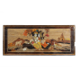 Wall Hanging Mysore Inlay Beeding Sitting Radha Krishna 12*30" 