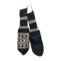 Socks Wool Blue With White 