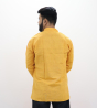 Cotton Short Kurta Full Sleeves (Yellow 40)