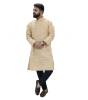 Cotton Long Kurta Full Sleeves (Yellow Lines 42)