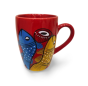 Coffee Mug Pattachitra Painting Fish Red